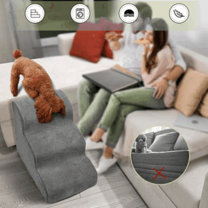 schodki dla psów o łagodnym nachyleniu stabilne rampa podest 3 stopnie 40cm