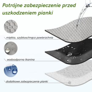 schodki dla psów o łagodnym nachyleniu stabilne rampa podest 3 stopnie 40cm